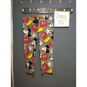 Disney plus sized soft pj pants Mickey mouse 2x *